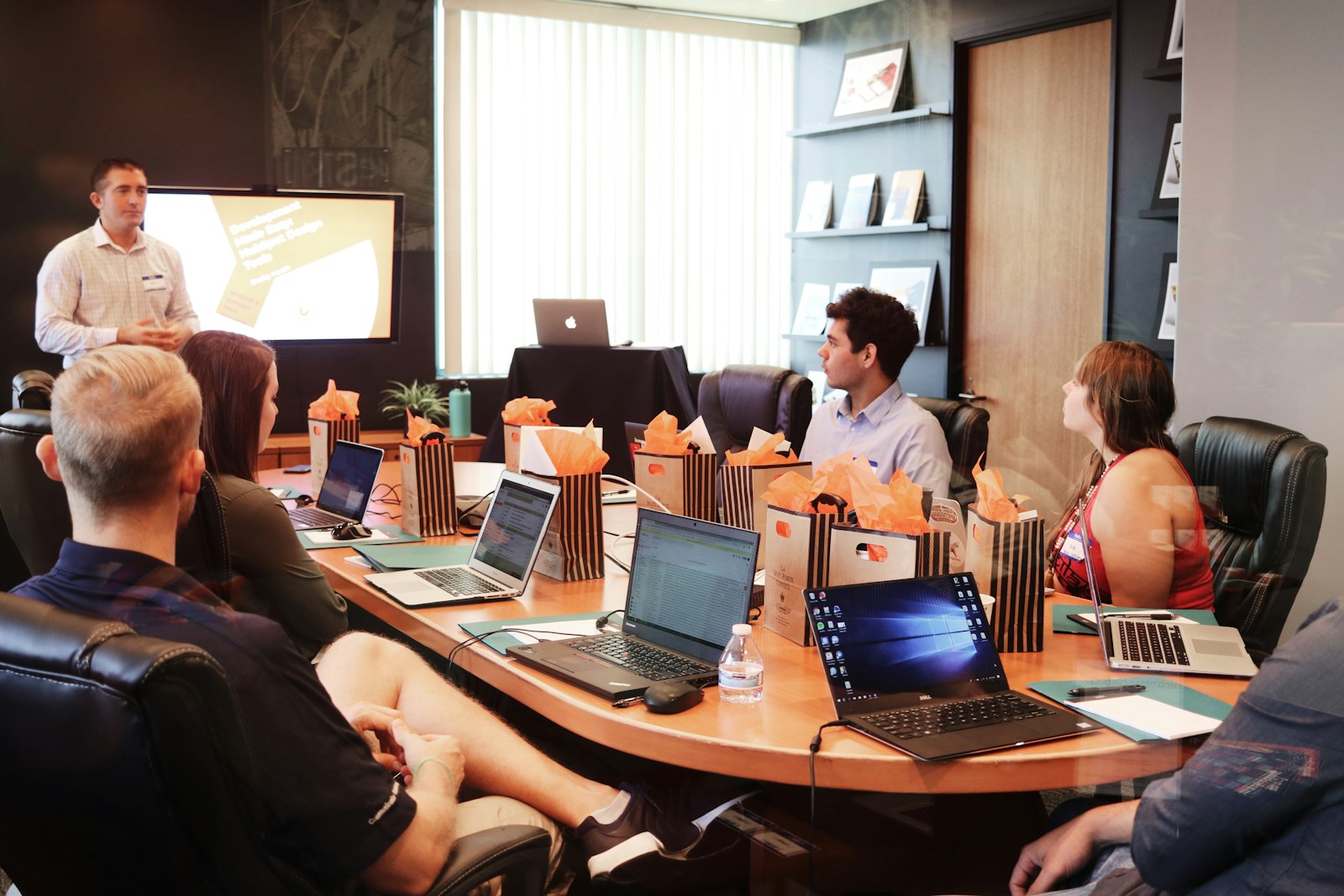 Diverse team collaborating